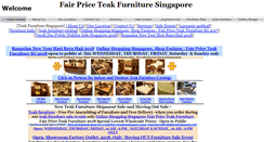 Desktop Screenshot of fairpriceteakfurniture.com
